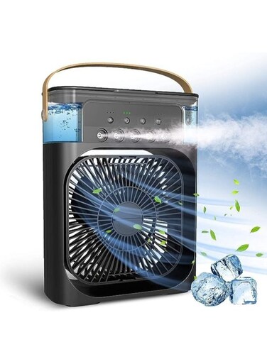 Generic Mini Humidifier Misting Fan, 1/2/3 H Timer With 3 Speeds 60&deg; Adjustment For Office Home Room Dorm Outdoor