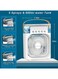 Generic Mini Humidifier Misting Fan, 1/2/3 H Timer With 3 Speeds 60&deg; Adjustment For Office Home Room Dorm Outdoor