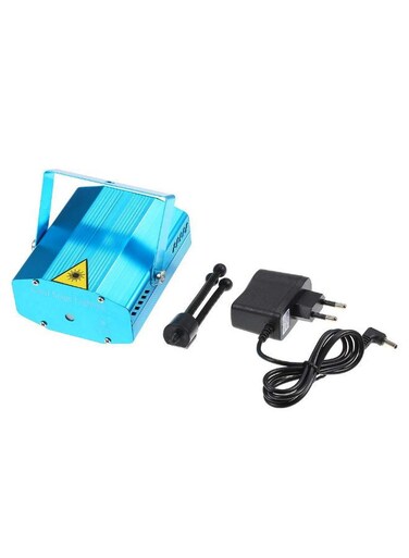 Generic Mini LED Laser Projector Stage Light With Accessory Blue/Black