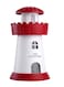 Generic Mini Lighthouse Shape Air Humidifier With LED Light 2.5W White/Red