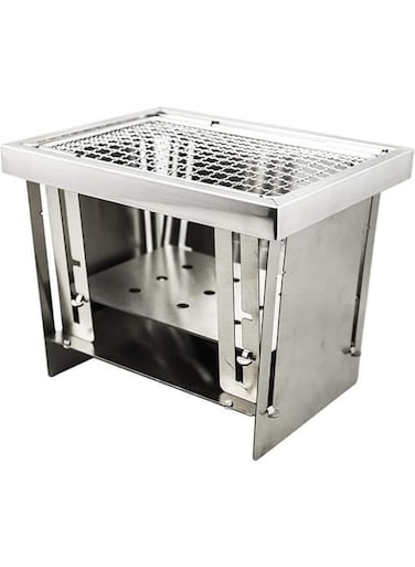 Generic Mini Outdoor Barbecue Grill, Portable Charcoal Grill, Foldable BBQ Grill, Tabletop Barbecue Outdoor Barbecue Pit, For Camping Garden Backyard Cooking Picnic