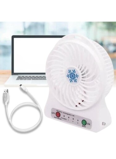 Generic Mini Portable Rechargeable Fan Air Cooler Small Desk Fan USB Cooling Handheld Fan