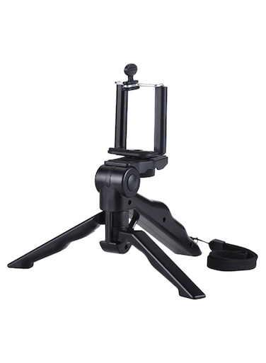 حامل ثلاثي القوائم صغير أسود اللون