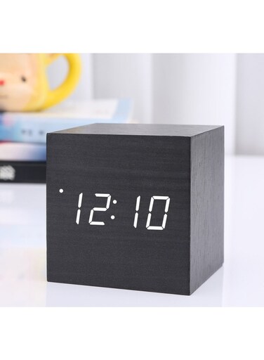 Generic Mini Wooden Alarm Clock With LED Display