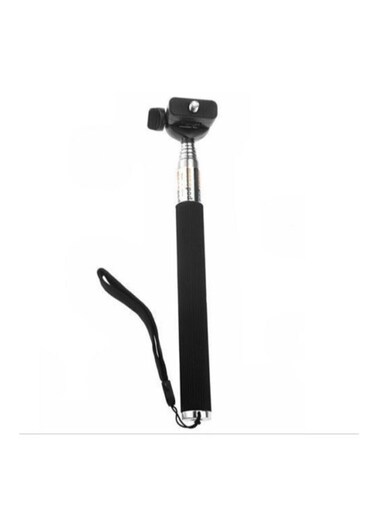Generic Monopod Selfie Stick With Bluetooth Remote Control Black