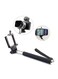 Generic Monopod Selfie Stick With Bluetooth Remote Control Black