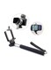 Generic Monopod Selfie Stick With Bluetooth Remote Control Black