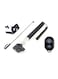 Generic Monopod Selfie Stick With Bluetooth Remote Shutter Black