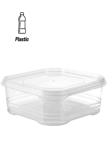 حاويات متعددة الاستخدامات لحفظ الطعام طازجًا، محكمة الإغلاق لتخزين لوازم الخبز والفواكه والخضراوات، ومنظم تخزين منزلي للثلاجة. الحجم: 13.5 سم