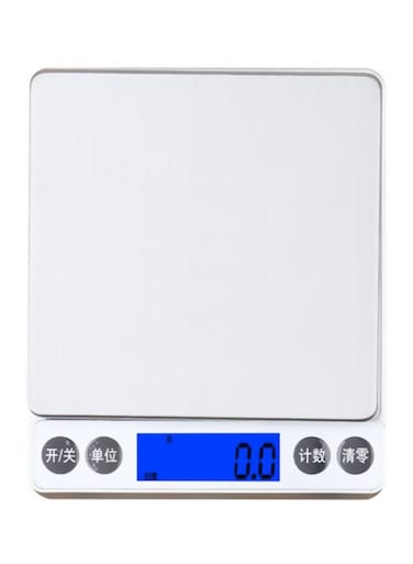 Generic Multifunctional Baking Food Scale White/Silver/Blue 130 X 109 X 20mm