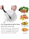 Generic Multifunctional Fast Salad Cutter Bowl Vegetable Drain Bowl Salad Cutter Bowl With Lid Fast Vegetable Cut Set