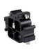 Generic Multi-Functional Three-Head Shoe Flash Camera Bracket Black