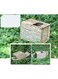Generic Natural Hay Handmade Woven Grass Hut Nest Folding Grass Mat Bed Edible Chew Toy Hideaway For Bunny Rabbit Gerbils Hamster