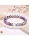 Generic Natural Stone Bead Bracelet Moonstone Elastic Bracelet