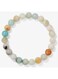 Generic Natural Stones Yoga Bracelet Stress Relief Crystal Healing Beaded Bracelets 8mm Mantra Stretchy Handmade Bracelets Inspirational Gifts With Message Card