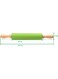 Generic Non-Stick Silicone Rolling Pin With Wooden Handle For Baling And Kitchen Used