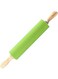 Generic Non-Stick Silicone Rolling Pin With Wooden Handle For Baling And Kitchen Used