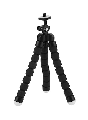 Generic Octopus Mini Tripod Support Stand Spong For Mobile Phone And Camera Black