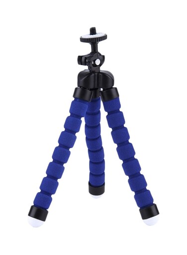 Generic Octopus Mini Tripod Support Stand Spong For Mobile Phone And Camera Blue/Black