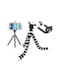 Generic Octopus Tripod Stand With Mobile Holder Clip Black