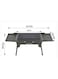 Generic Outdoor BBQ Portable Iron Charcoal BBQ Grill Non-Stick Surface Foldable Barbecue Grill For Family Home Outdoor Camping