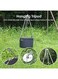 Generic Outdoor Camping Fire Oven Cooking Tripod Hanging Pot Campfire Picnic Roast (9 Pcs-Small)