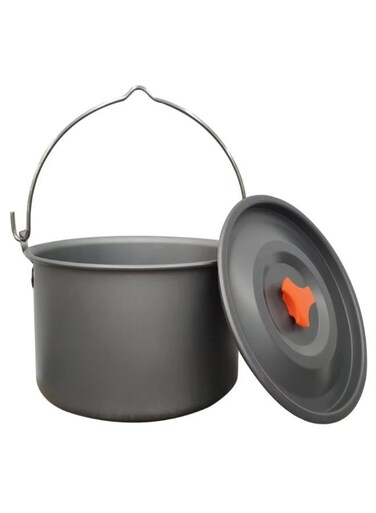 Generic Outdoor Camping Hanging Pot Portable Picnic Camping Cauldron Team Bonfire Suitable For 4-6 People