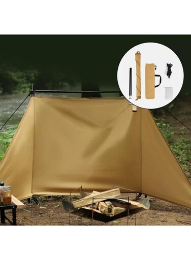 Generic Outdoor Camping Stove Wind Screen Effective Wind Protection Portable Design