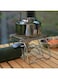 Generic Outdoor Foldable Barbecue Stand Stainless Steel Barbecue Stand Portable Cooking Rack Camping Grill, Barbecue Utensils