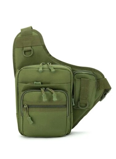 حقيبة كتف متعددة الاستخدامات من النايلون، مناسبة للرحلات والتخييم والاستخدامات اليومية، حقيبة متعددة الأغراض، حقيبة لحمل الأمتعة، حقيبة للصيد