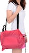 Generic Outdoor Inflatable Lounger Air Sleeping Bag Rose Red 260X70Cm
