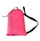 Generic Outdoor Inflatable Lounger Air Sleeping Bag Rose Red 260X70Cm