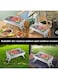Generic Outdoor Portable Barbecue Grill Foldable Camping Charcoal Stove Stainless Steel