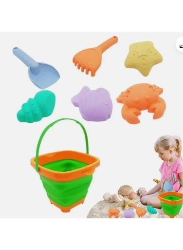 مجموعة دلو رمل البحر الخارجية للأطفال
