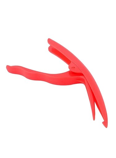 أداة تقشير الروبيان العامة، لون أحمر، 18×10×2 سم