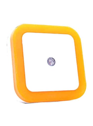 Generic Plug-In Auto Sensor Control LED Night Lamp White/Yellow