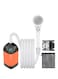 Generic Portable Camp Shower, Camping Shower Pump With USB Rechargeable Batteries, Carryable Temperature Display Shower For Camping, Hiking, Traveling