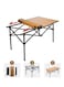 Generic Portable Camping Table Lightweight Folding Camping Table With Carrying Bag Ultralight Outdoor Folding Table Picnic Hiking Fishing Beach Size: 95*55Cm