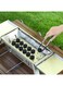 Generic Portable Charcoal Grill Folding Barbecue Stainless Steel Tabletop For Outdoor With Carry Bag