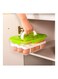 Generic Portable Double-Layer 24 Grid Anti-Collision Egg Fresh Keeping Storage Box Green 25*25*25Cm