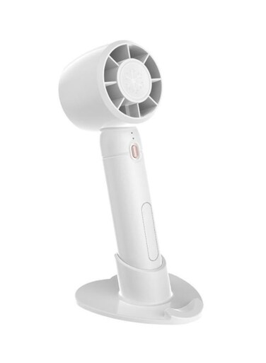 Generic Portable Handheld Fan USB Rechargeable 3 Wind Speeds Safe Mini Fan