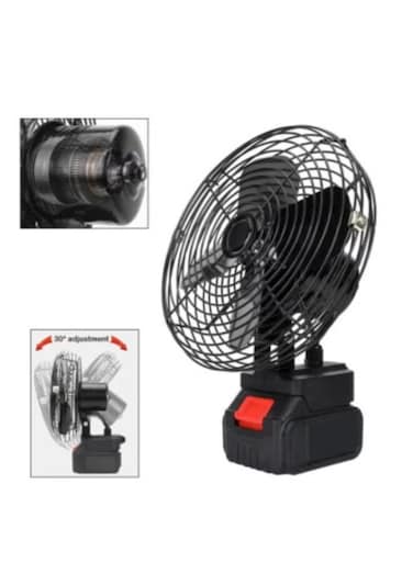 Generic Portable High-Power Fan With 8 Inch 21V Lithium Battery Operated For Indoor And Outdoor