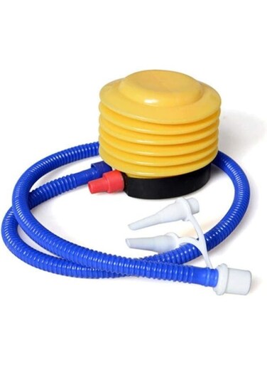 مضخة قدم يدوية محمولة عامة مصنوعة من مادة PVC، مناسبة لنفخ المراتب والأرائك والبالونات وعوامات السباحة والوسائد القابلة للنفخ.