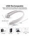Generic Portable Neck Fan For Travel And Personal Cooling, Compact And Powerful Airflow, Hands-Free Bladeless Design, USB Rechargeable, Long Lifespan, Adjustable Speeds