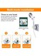 Generic Portable Outdoor Shower, Rechargeable Battery Operated Shower, Intelligent Temperature Measurement, Digital Screen For Outdoor Camping And Travel Bathing Yt-70W