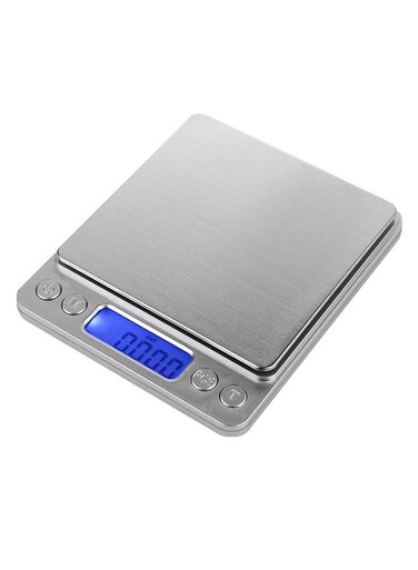 Generic Portable Stainless Steel Mini Scale Silver