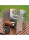 Generic Portable Ultralight 9 Panels Camping Stove Windscree Folding Windshield For Outdoor Cooking Size: 13.5Cm