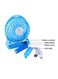 Generic Portable USB Rechargeable LED Fan Air Cooler Mini Operated Desk Battery Optional