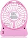 Generic Portable USB Rechargeable LED Fan Air Cooler Mini Operated Desk Battery Optional