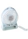 Generic Portable USB Rechargeable LED Fan Air Cooler Mini Operated Desk Battery Optional